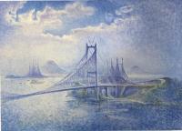 図録 瀬戸大橋を描く美の競演 夢をかける橋展  昭和63年 テレビせとうち株式会社