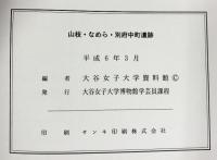 山枝・なめら・別府中町遺跡（兵庫県）発掘調査報告書 1994年 大谷女子大学 博物館学芸員課程