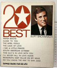 20BEST バート・バカラック シンコーミュージック 昭和47年