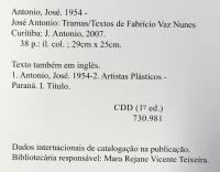 【洋書】【図録】Tramas JOSEANTONIO Memorial da Cidade Outono2007