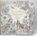 ADULT COLORING BOOK AmazingNature COLORING RELAXATION STRESSRELIEF 大人のぬりえ