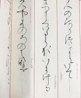 書道技法講座48 かな・伝・小大君 池内艸舟［香紙切］二玄社 昭和59年