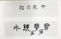 【図録】滝川市美術自然史館所蔵『比田井天来書稿集』発行：北海道滝川市 1989年