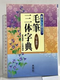 暮らしに役立つ毛筆三体字典: 常用漢字・人名用漢字 木耳社 山下 景雲