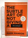 洋書 The Subtle Art of Not Giving a Bleep: A Counterintuitive Approach to Living a Good Life Harper MarkManson