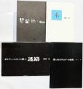 【図録】岡田淳 （まとめて全4冊セット）星泥棒・木・個人的ピラミッドへの挑戦・竜をやっけるべき騎士迷路  1974年～