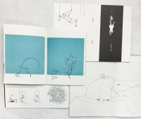 【図録】岡田淳 （まとめて全4冊セット）星泥棒・木・個人的ピラミッドへの挑戦・竜をやっけるべき騎士迷路  1974年～