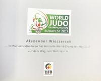 【図録】【洋書】（サイン入り）JUDO WELTMEISTER 2017 AlexanderWieczerzak アレクサンダーヴィーツェルツァック ドイツ柔道選手