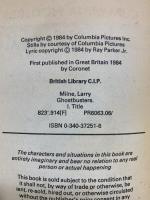 【洋書】GHOST BUSTERS ゴーストバスターズ LARRY MILNE CORONET BOOKS COLUMBIA PICTURES 1984年