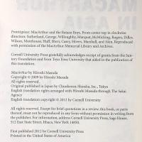 洋書 Macarthur in Asia: The General and His Staff in the Philippines, Japan, and Korea Cornell Univ Pr HiroshiMasuda