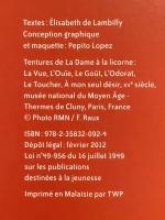 洋書 La Dame à la licorne RMN