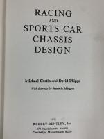 【洋書】Racing and Sports Car Chassis Design Costin and Phipps 1971 ROBERT BENTLEY,Inc