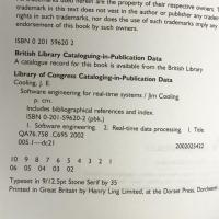 洋書 Software Engineering for Real-Time Systems Addison-Wesley Cooling, Jim