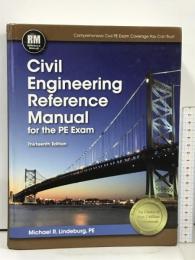 洋書 Civil Engineering Reference Manual for the PE Exam Professional Pubns Inc  Michael R.Lindeburg, 土木工学