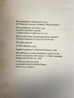 The Act of Seeing: Essays and Conversations Faber & Faber WimWenders