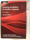 Learning Vocabulary in Another Language (Cambridge Applied Linguistics) Cambridge University Press Nation, I. S. P.