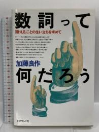 数詞って何だろう: 数えることの生い立ちを求めて ダイヤモンド社 加藤 良作