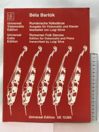 Romanian Folk Dances for Cello Universal Edition  BelaBartok