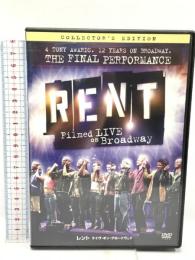 レント ライヴ・オン・ブロードウェイ コレクターズ・エディション ソニー・ピクチャーズエンタテイメント レネー・エリス・ゴルズベリー
