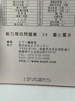 能力育成問題集24 量と重さ 関係把握・判断力 思考力・想像力を育てる PYGLIシリーズ ピグマリオン 伊藤 恭