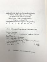 The Consequences of Modernity Stanford University Press Giddens, Anthony