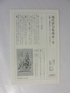 現代俳句集成　全19冊揃（全17巻＋別巻2冊） 現代俳句集成 本巻17＋別巻2 全19巻揃 河出書房新社