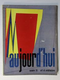 仏雑誌　AUJOURD' HUI art et architecture　No.16