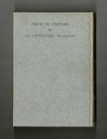 槪觀　フランス文學史