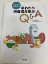 食品表示基準対応 早わかり栄養成分表示Q&A 中央法規出版 一般財団法人日本食品分析センター