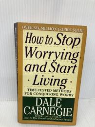 【※イタミ有】How to Stop Worrying and Start Living Pocket Books Carnegie, Dale