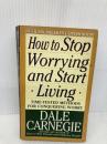【※イタミ有】How to Stop Worrying and Start Living Pocket Books Carnegie, Dale