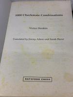 【※イタミ有り】1000 Checkmate Combinations Batsford Henkin, Victor