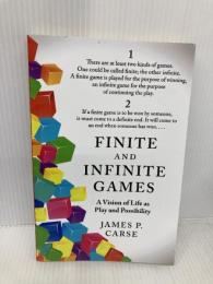 【※イタミ有】FINITE AND INFINITE GAMES FREE PRESS TP JAMES CARSE