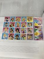 GXF01090381 おんがくのーと ディズニープリンセス 4だん シールつき