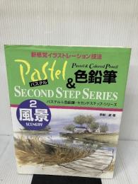 【イタミ有り】パステル&色鉛筆・セカンドステップ・シリーズ 2 エム・ピー・シー 草野 雄