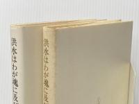大江健三郎 上下２冊セット 洪水はわが魂に及び 純文学書下ろし作品 新潮社※イタミ有