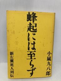 蜂起には至らず: 新左翼死人列伝 講談社 小嵐 九八郎