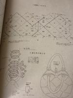 【※イタミ有り】モチーフ・バッグ: 下田直子のKNIT WORK 雄鶏社 下田 直子