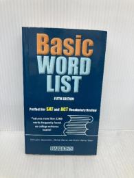 Basic Word List Barrons Educational Series Samuel C.Brownstein