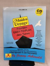 【※書き込み有り】Maiden Voyage: Fourteen Easy-to-play Jazz Tunes (Play- A-long, Volume 54)