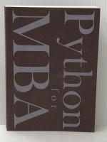 ※カバー無し Python for MBA Pythonとデータ分析を実践的に身につける 日経BP ダニエル・ゲッタ