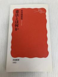 憲法とは何か (岩波新書 新赤版 1002) 岩波書店 長谷部 恭男