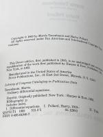 Ordinary Differential Equations: An Elementary Textbook for Students of Mathematics, Engineering, and the Sciences (Dover Books on Mathematics) Dover Publications MorrisTenenbaum