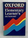Oxford Elementary Learner's Dictionary of English Oxford Univ Pr S.Burridge