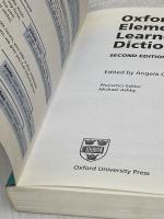 Oxford Elementary Learner's Dictionary of English Oxford Univ Pr S.Burridge