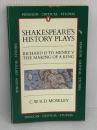 【※イタミ有り】Shakespeare's History Plays: Richard II to Henry V, the Making of a King (Critical Studies, Penguin) Penguin Books C. W. R. D.Moseley