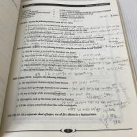 【※多数の書き込み有り】Business English: U.S.A. : A Textbook of American Business English