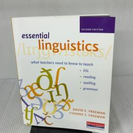 【※書き込み有り】Essential Linguistics: what teachers need to know to teach ESL, Reading, Spelling, and Grammar