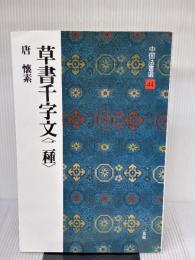 【※書き込み有り】草書千字文〈二種〉[唐・懐素/草書] (中国法書選 44) 二玄社 懐素