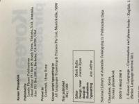 Korean Phrasebook (Lonely Planet Language Survival Kits) Lonely Planet Publications Chambers, Kevin